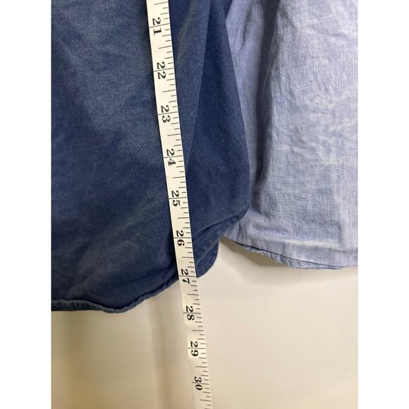 Abercrombie men’s Blue Button Down (Med/Lrg) two shirts - Picture 6 of 8